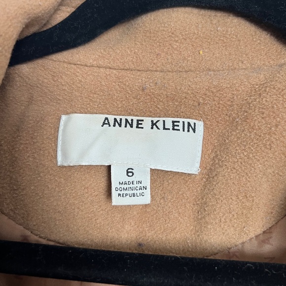 Anne Klein Single-Breasted Notched-Collar Coat - Picture 3 of 5
